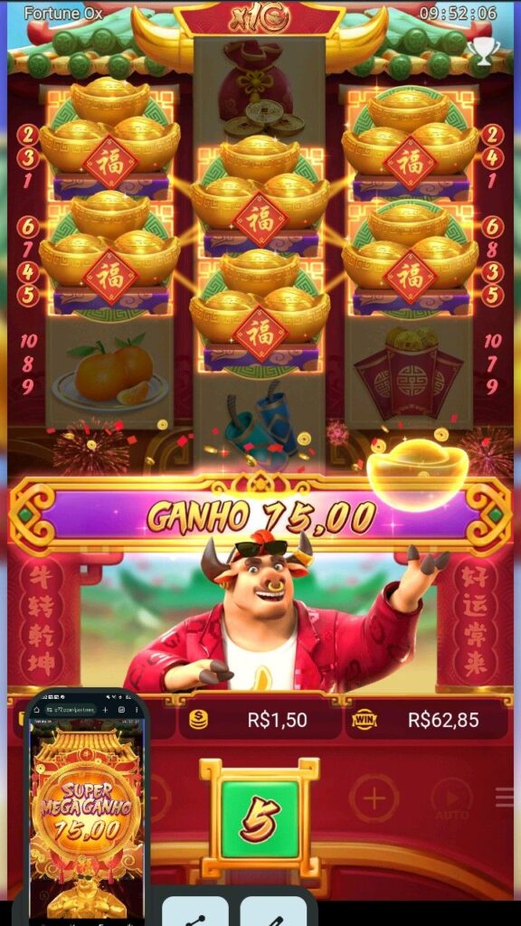 Fortune Ox 5 FORTUNEOXCOMOFUNCIONA